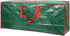 Sattiyrch Christmas Tree Storage Bag, Fits Up to 7.5 ft Trees with Reinforced Handles & Waterproof Material (Green)