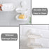 Double Layer Soap Dish Holder with Suction Cup, Wall Mounted Soap Tray for Bathroom Shower, Reusable, Removable,