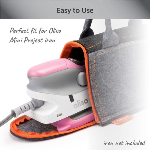 Oliso Carry Bag for M3Pro and M2Pro Mini Irons, Fits Most Mini Travel Size Irons, Ideal for Storage or Travel