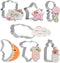 Twinkle Twinkle Little Star Themed Cookie Cutters, 7 Pack Baby Shower Baking Molds, Stainless Steel Biscuit Cutter Set
