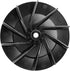 Replacement Fan for Sanitaire Upright Vacuum Cleaner, 5" Diameter High Profile Blade Fan Fits Models 1934A 1950A