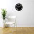 The Geeky Days Reverse Wall Clock - 12 inch Unusual Numbers Backwards Modern Decorative Clock for Your Wall
