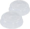 Nordic Ware BPA-free Melamine Free Plastic Splatter Microwave Cover, 10-Inch, Set of 2, Clear