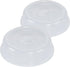 Nordic Ware BPA-free Melamine Free Plastic Splatter Microwave Cover, 10-Inch, Set of 2, Clear