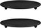 2 Pcs Black 4.3 Inch Iron Candle Holder for Taper Candles, Wedding, Dining, Party Decoration (11cm Black)
