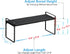X-cosrack Set 2 Countertop Counter 30 LBS 13.8" 21.6" of Expandable Cabinet Shelf Organizer, Stackable Kitchen Shelves
