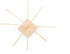 17.4" Fox Run Collapsible Pasta Drying Rack, Wood