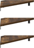 Set 3 Furinno Rossi Triangle Floating Shelves for Wall, of Geometric Corner Shelf, Wall Mounted Shelves for Bathroom