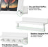 Set Ollieroo of Four Floating Book Shelves for Wall, Nursery Book Shelf for Kids Room, Bamboo Wood Hanging Bookshelf