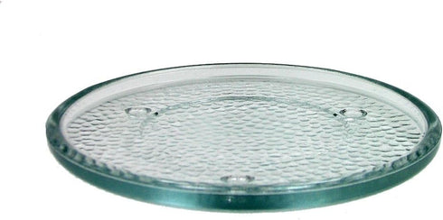 Clear Glass Candle Holder, 6 in., Beautiful Candle Trivet