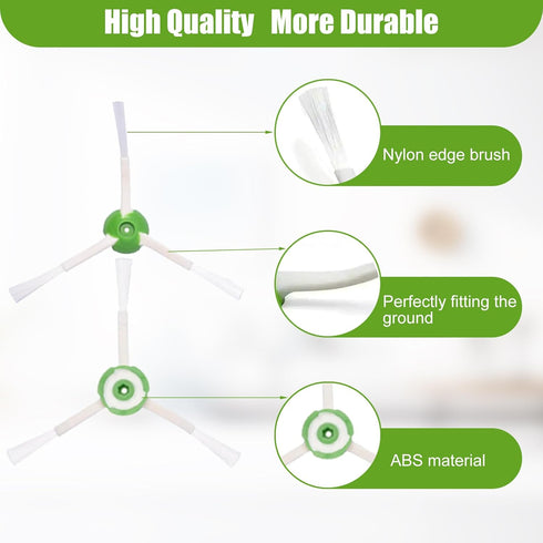 Replacement Side Brush for iRobot Roomba i, e, j Series, 6 Pack for i7 i7+ Plus i8 i3 i6+/Plus E5 E6 E7