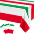 3 Pieces Italian Flag Rectangular Tablecloth Decorations, 54 x 108 Inch Plastic Table Cover for Party Family Gathering