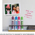 Clear Magnetic Picture Frames for Refrigerator, 16 Pack, Holds Various Photo Sizes