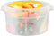 Restaurantware-Met Lux 2 Quart Food Storage Container - Translucent with Red Volume Markers, Lids Sold Separately