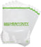 Smelly Proof HEAVY DUTY Reusable Ziplock Bags for Food Storage, USA Made, 2-Gallon, CLEAR, 5-mils, 12" x 16" - 5pk
