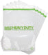 Smelly Proof HEAVY DUTY Reusable Ziplock Bags for Food Storage, USA Made, 2-Gallon, CLEAR, 5-mils, 12" x 16" - 5pk