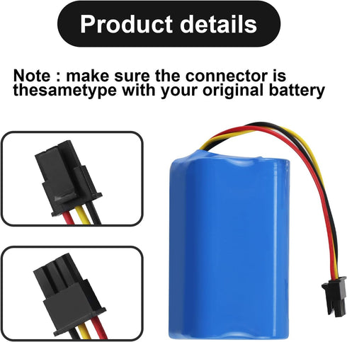MULS 2600mAh GH28 Vacuum Battery Replacement for TAB-JD330WS, TAB-JD3F0S, TAB-QT330, TAB-T322 Plus, and more