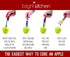 Apple Corer + Pineapple Tool + Herb Kale Stripper by BRIGHT KITCHEN, Stainless Steel Lever Tool with Cherry Red Grip