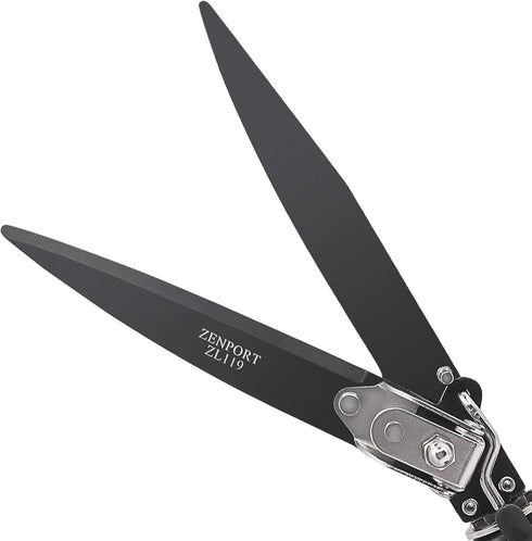Zenport Grass Shears ZL119, Adjustable Heavy Duty Landscape Grass Shears, Twin 4.5-Inch Carbon Steel Blades