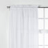 Stylemaster Elegance Sheer Voile Panel, 60" x 95", White