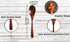 Wooden Spoons Set of 6, Beechwood Honey Spoons for Non Stick Kitchen Cookware, Natural Wood Utensils