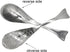 2Pcs 6.3inch Fish Spoon 18/10(304) Stainless Steel Flatware for Soup Porridge Dessert Cereal Rice(Silver)
