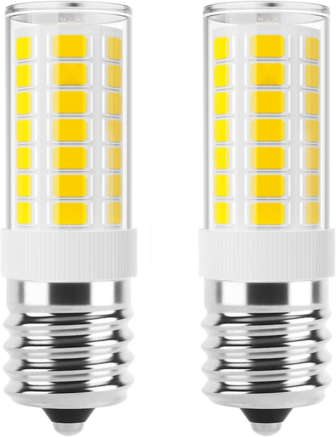 E17 LED Bulb Dimmable, 40W Incandescent Replacement, 4000K Natural White Microwave Light Bulbs for Stove Top, 2 Pack