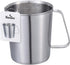 KSENDALO 16oz/2Cup SUS304 Stainless Steel Measuring Cup - Precision Engraved Markings for Kitchen