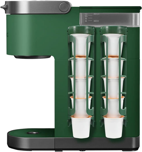 STORAGENIE Coffee Pod Holder for Keurig, Wall Mount K Cup Storage, Perfect for Small Counters (2 Pack/for 10 Pods)