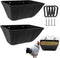 ATKSKYO Fence Hanging Chicken Feeder for Duck, Piglets, Goat Feeder Poultry Feeding Container