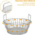 14 inch Stainless Charcoal Basket for Large Big Green Egg Grill, Charcoal Grill Ash Basket fits Kamado Joe Classic, BGE