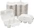 Dozen Pack 20 Dozen Juvale Half Egg Cartons - of Reusable Compressed Pulp Egg Cartons for Crafts & Markets - White
