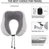 Travel Pillow, Memory Foam Neck Pillow with 360-Degree Head Support, Comfortable for Airplane & Home Use