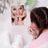2 Pack (6 8 inch) JUNEBRUSHS Medium Mirror for Shaving Fogless Shatterproof Mirror for Wall Hanging Bathroom Handheld