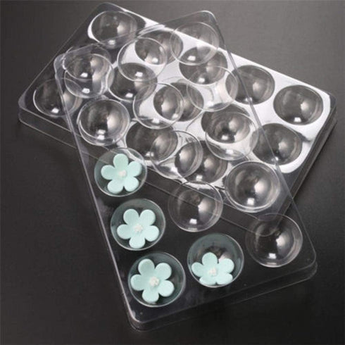 EORTA 2 Pack Sugar Flower Drying Mold, 30 Cavity Fondant Shaping Tray for Cake Decoration Baking Tools