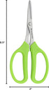 Messermeister 6-Inch Culinary Scissors, Green - All-Purpose Kitchen Scissors with 2Cr13 Stainless Steel & Nylon