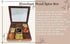 9 Countertop Premium Wooden Spice Box with Glass Lid Compartment Masala Organizer for Kitchen Storage