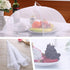 Onarway 6 Pack Food Covers - 17 Inch Pop-Up Encrypted Mesh Plate Serving Tents, Fine Net Screen Umbrella for Outdoors,
