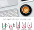 BESTINNKITS Smart Coffee Cup Warmer Set, Auto On/Off Gravity-Induction Mug for Office Desk Use, Heating Plate (Up to