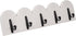 Sagebrook Home 24" White Wall Hooks - Elegant 5-Arch Design, Robust MDF and Iron, Home Organization Must-Have