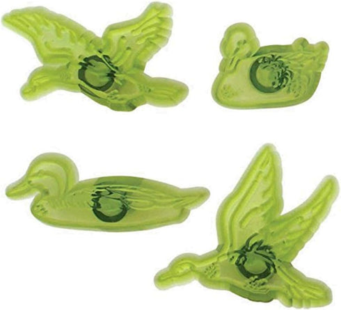 Jem Enterprises Wild Duck Fondant Cutters for Cake Decorating, Set of 4