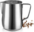 SIKEMAY Milk Frothing Pitcher Cup, 20oz/600ML Stainless Steel Steaming Jug for Coffee Latte Art, Barista Tools