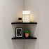evron Corner Mounting Shelf, Easy to Install Wall Corner Shelf, Set of 2