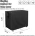 48 Inch 48''L 18''W 36''H Kingling Outdoor Table Cover for Wicker Bar Cart, Waterproof Patio Bar Table Cover