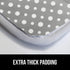 GORILLA GRIP Portable Ironing Mat, Magnetic Cover and Padding for Washer, Dryer, Travel Size 28 x 24 in