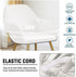 ZHUIYUAN Velvet Office Chair Slipcover with Arms, Cover for Vanity, Modern Office Computer Chair Protector, Stretch