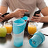 Portable Blender 460ml for Shakes Smoothie Juice, for Travel Gym Office, 4000mAh Type-C Rechargeable Personal Blender with 6 Sharp Blades Powerful 22000r/m Water Bottle Cup (Blue) by Cornesty