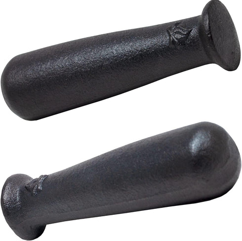 Backcountry Iron 6.25 Inch Heavy Cast Iron Pestle for Grinding and Pulverizing