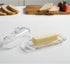 HIC Kitchen Glass Butter Dish with Lid, Cadmium Free, for East-Coast Butter Sticks