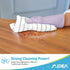 AIDEA Microfiber Kitchen Towels, 8 Pack, 18”x26”, Super Soft and Absorbent Dish Towels for Kitchen, Home (Grey/White)